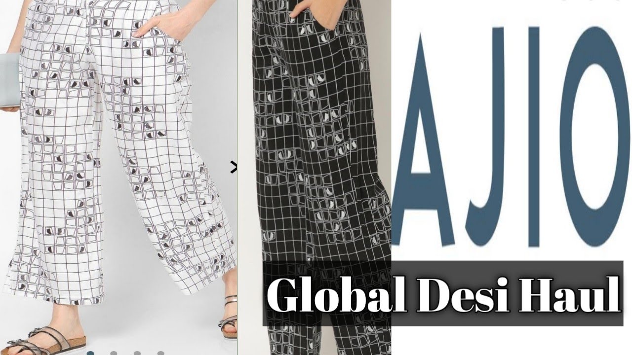Ajio Haul | Global Desi Palazzo | Palazzo under 500rs |