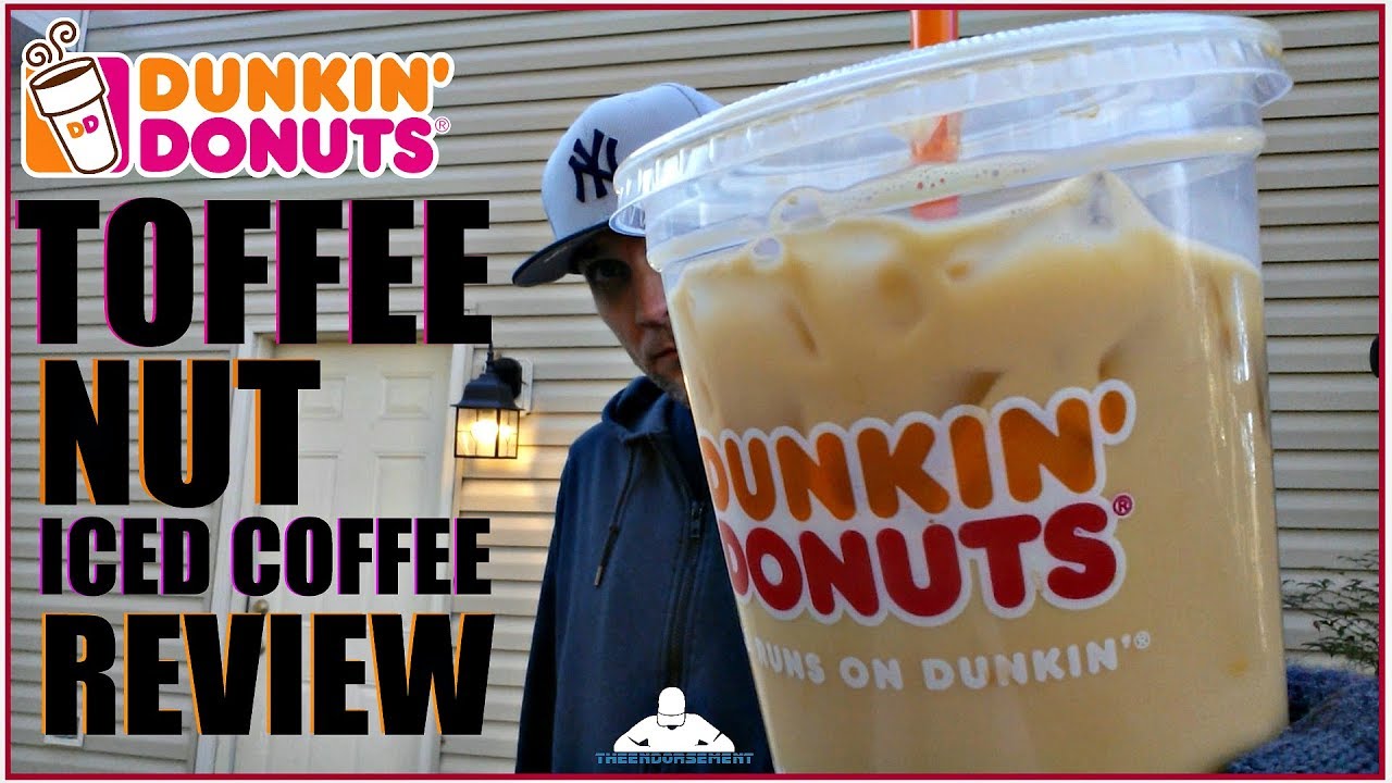 DUNKIN' DONUTS® TOFFEE NUT ICED COFFEE REVIEW! YouTube