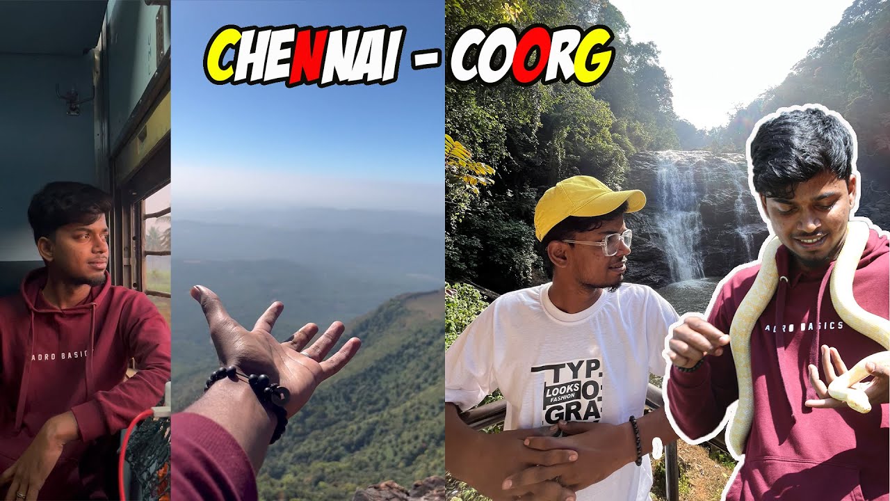 🤩Chennai to Coorg & Chikmagalur vlog with BOIS❤️ | #vickysvenue #youtube #coorg