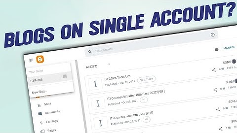 How many blogs can I create from one Gmail Account in Blogger