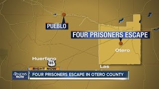 4 inmates escape Otero Co. Jail