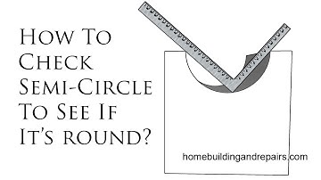 How To Check Semi Circle To See If It