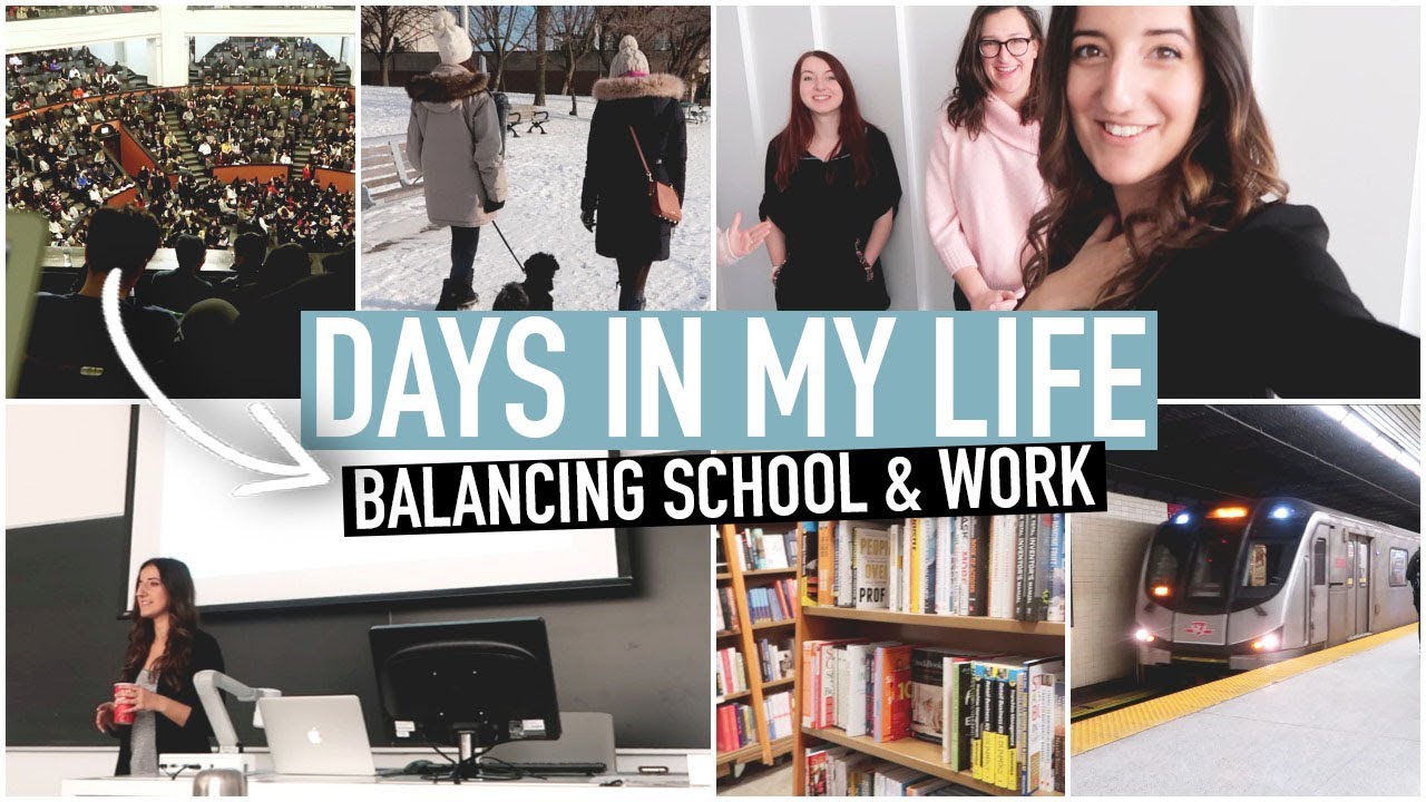 DAYS IN MY LIFE | HOW I BALANCE UNIVERSITY, WORK & SOCIAL LIFE