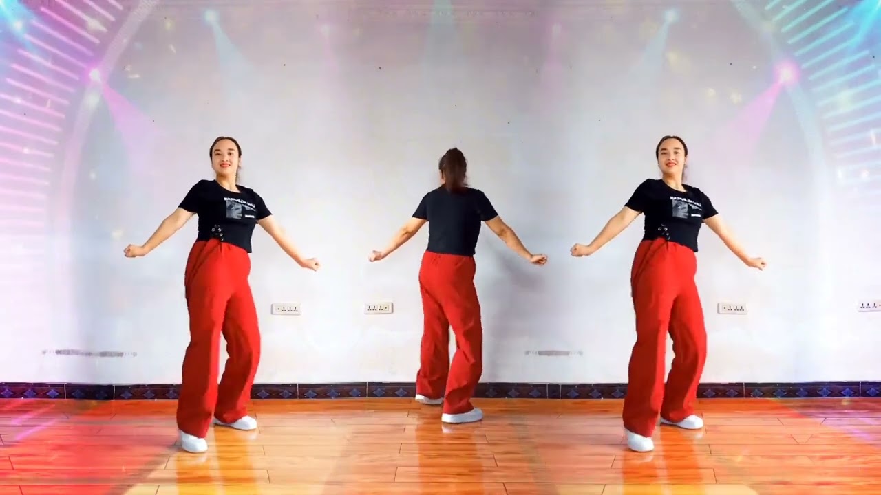 广场舞教学 🔥爆全网的热门舞蹈《舞动三江》背面镜面演示