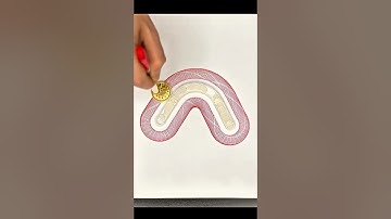 I looped it until I stopped thinking 😌❤️ #spirograph #design #drawing  #art #satisfying #red #reels