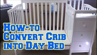 How-to: Convert Dream On Me Baby Crib into Day Bed (EASY)