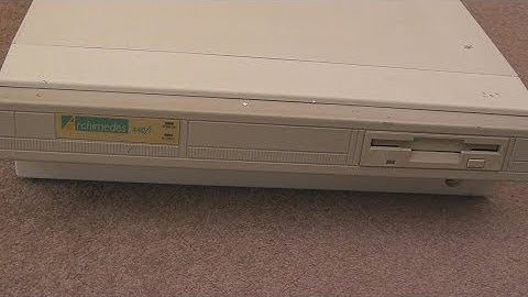 Acorn A440/1 Archimedes Repair Part 1 (Video, Mouse, Keyboard, Omniflop & More)