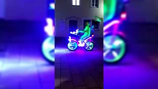 Corona-Tour - LED Party-Fahrrad - Mindelheim - 04.04.2020