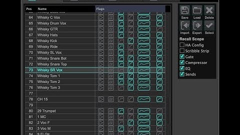 How to use the Behringer X32 Rack - Library Presets Video 5