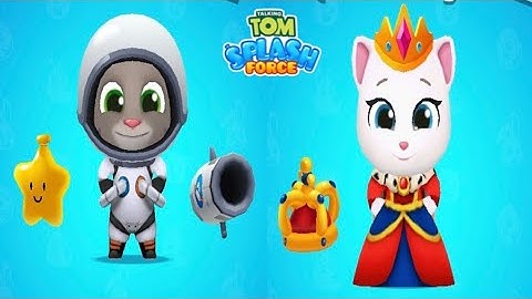 Talking Tom Splash Force Gameplay Walkthrough Part 5 Talking Angela, Talking Tom