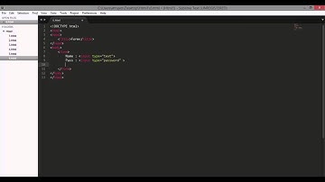 #6 สร้างเว็บไซต์ภาษา html : สร้างแท็ก Form