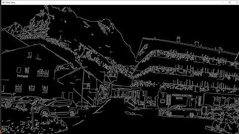 Real Time Edge detection on a 2k 60fps Vechicle Camera [Turn on Captions for Explanations]