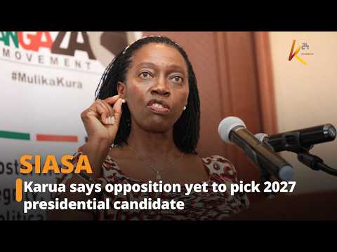 Karua says opposition yet to pick 2027 presidential candidate