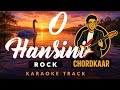 O Hansini Rock Karaoke Track 🎸 | Full Band Karaoke | No Vocals | High Quality | ChordKaar
