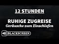 Zuggeräusche zum Einschlafen und Entspannen | Schwarzes Bild (12 Stunden)