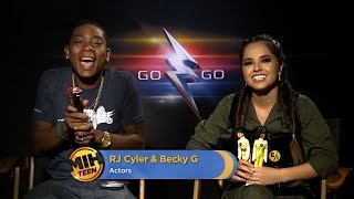 Famous Actors RJ Cyler, Becky G, Dacre Montgomery, Naomi Scott & Ludi Lin on "Power Rangers" Net Worth