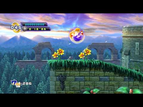 Sonic the Hedgehog 4: Episode II (XBLA) - Sylvania Castle Zone: Act 1 Playthrough (Super Sonic)