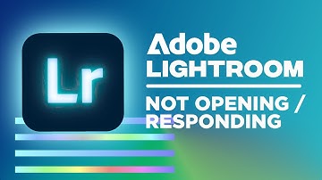 Adobe Lightroom Not Responding/ Opening/ Working!