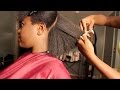 Natural Hair Salon Visit || Blowdry & Trim