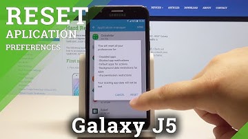 How to Reset App Preferences in SAMSUNG Galaxy J5 - Restore App Settings
