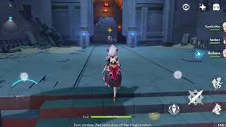 #Genshin Impact (CBT Dungeon) -Test-