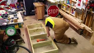 Park bench build My local HOA ask if i would design and build two benches for our community park. One facing the water and another for the park.