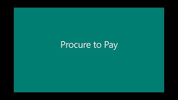 [Procure to Pay] Microsoft Dynamics 365 Business Central