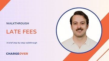 Using Late Fees in ChargeOver