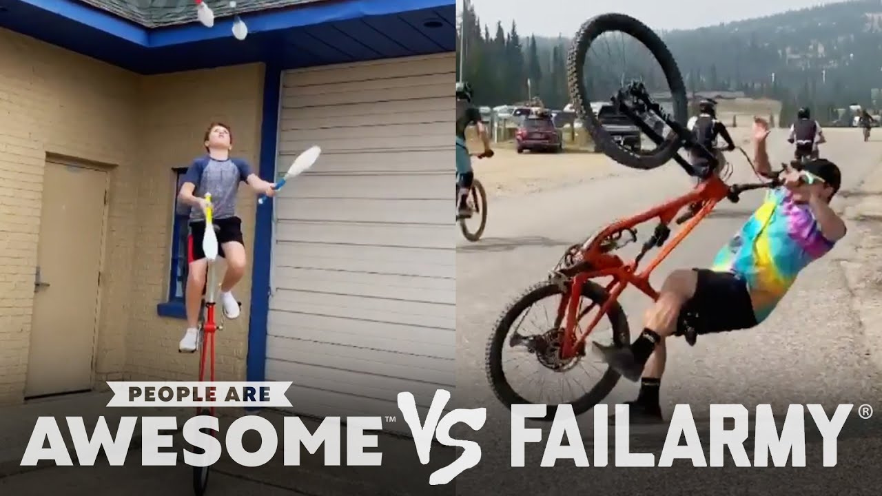 Wins and Fails! | People Are Awesome vs. FailArmy