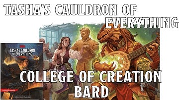 College of Creation Bard in Tasha