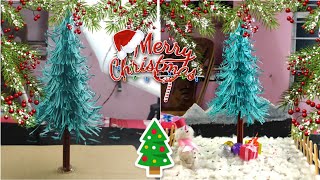 Easy DIY Christmas Decoration || Xmas tree making