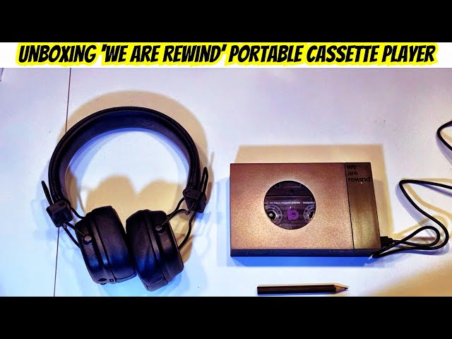 We Are Rewind: Portable Cassette Player w/ Bluetooth —