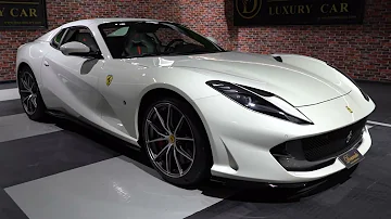 2022 White Ferrari 812 GTS @douradoluxurycars