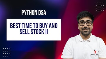 DSA in Python - Best Time to Buy and Sell Stock II | DP Intuition | LeetCode 122 | Part 214 [Hindi]