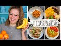 7 tage vegan  frhstck mittagessen  abendessen