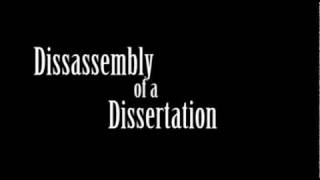 Dissassembly of a Dissertation - Episode 33