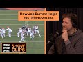 How Joe Burrow Helps His Offensive Line