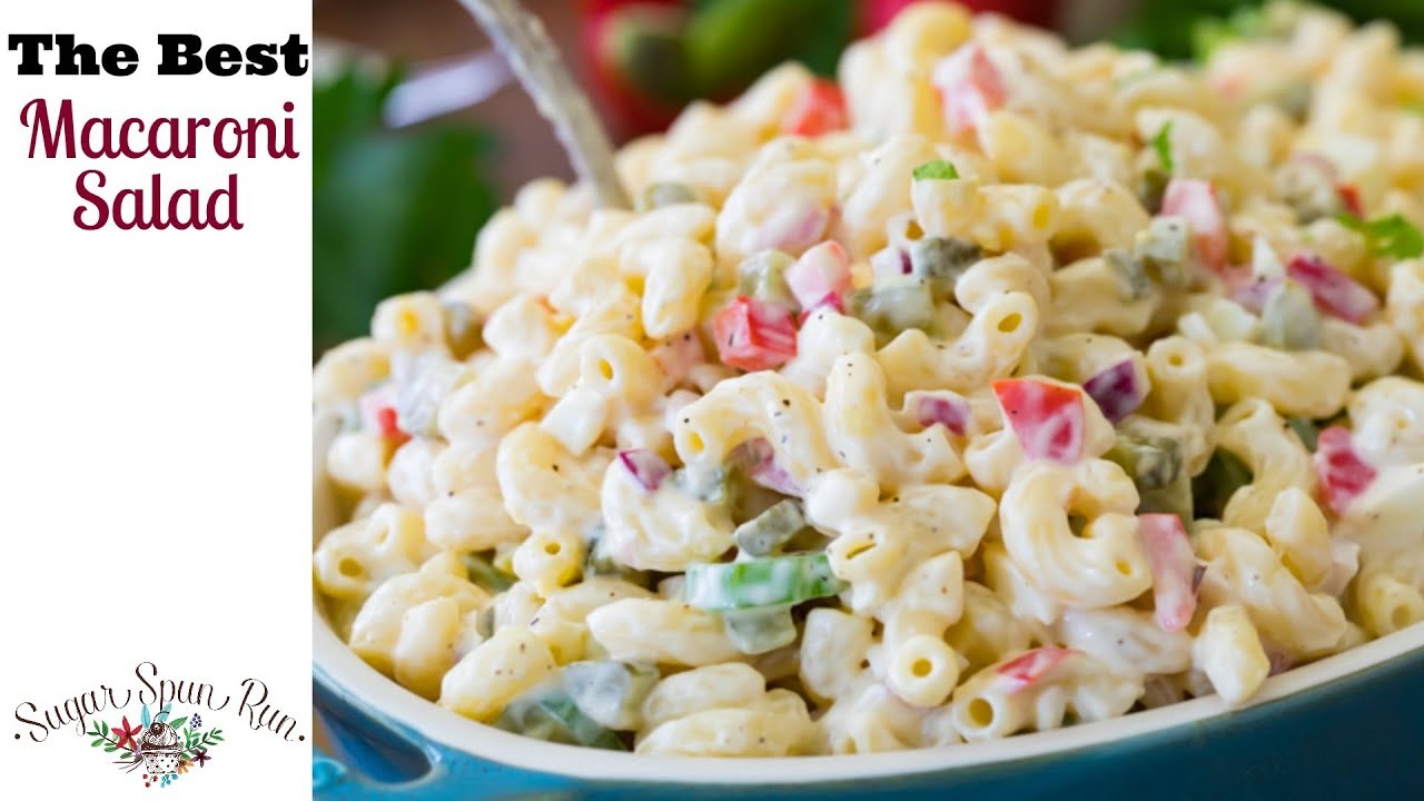 Classic Macaroni Salad Recipe - How To Make Macaroni Salad