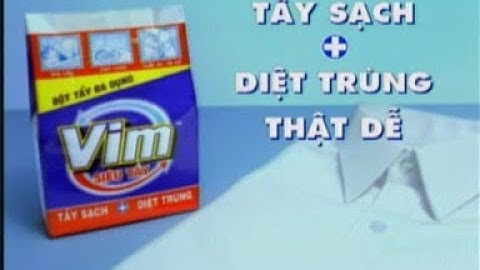 Quảng cáo Vim Siêu Tẩy (Vết cà phê) [20s] | 2000