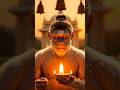 andhkar aur roshni ki ladai 😱kon jitega?Lord Hanuman vs devil #ai #shortsvideo#bhakti #lamp #shorts