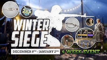 Call of Duty WW2 "Winter Siege" Event Info! - 5 New Weapons, Free Supply Drops, Double XP and More!