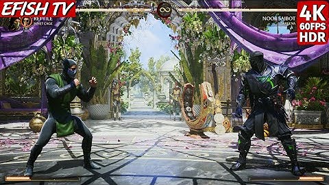 MK 95 Reptile vs Noob Saibot (Hardest AI) - Mortal Kombat 1