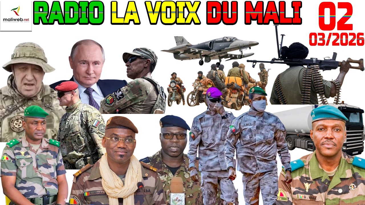 La Revue de Presse de la RADIO LA VOIX DU MALI du 02 Mars 2026