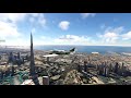 Full flight: Dubai (OMDB) to Abu Dhabi (OMAA) with the Piper Comanche in Microsoft Flight Simulator