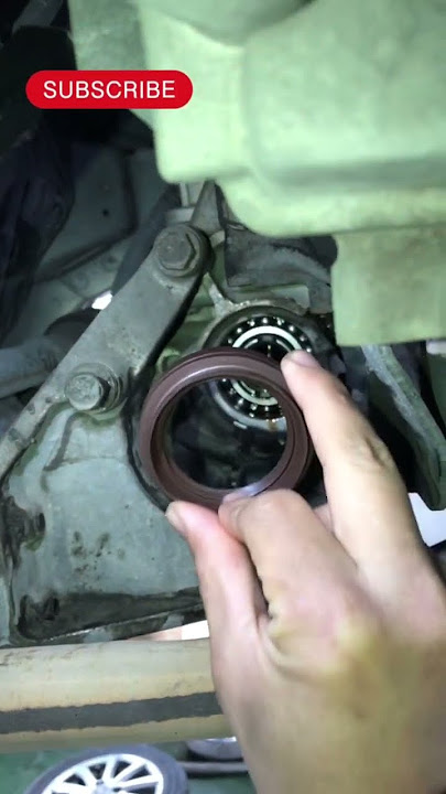 Drive Shaft Oil Seal Replacement #shorts #mechanic #tricks