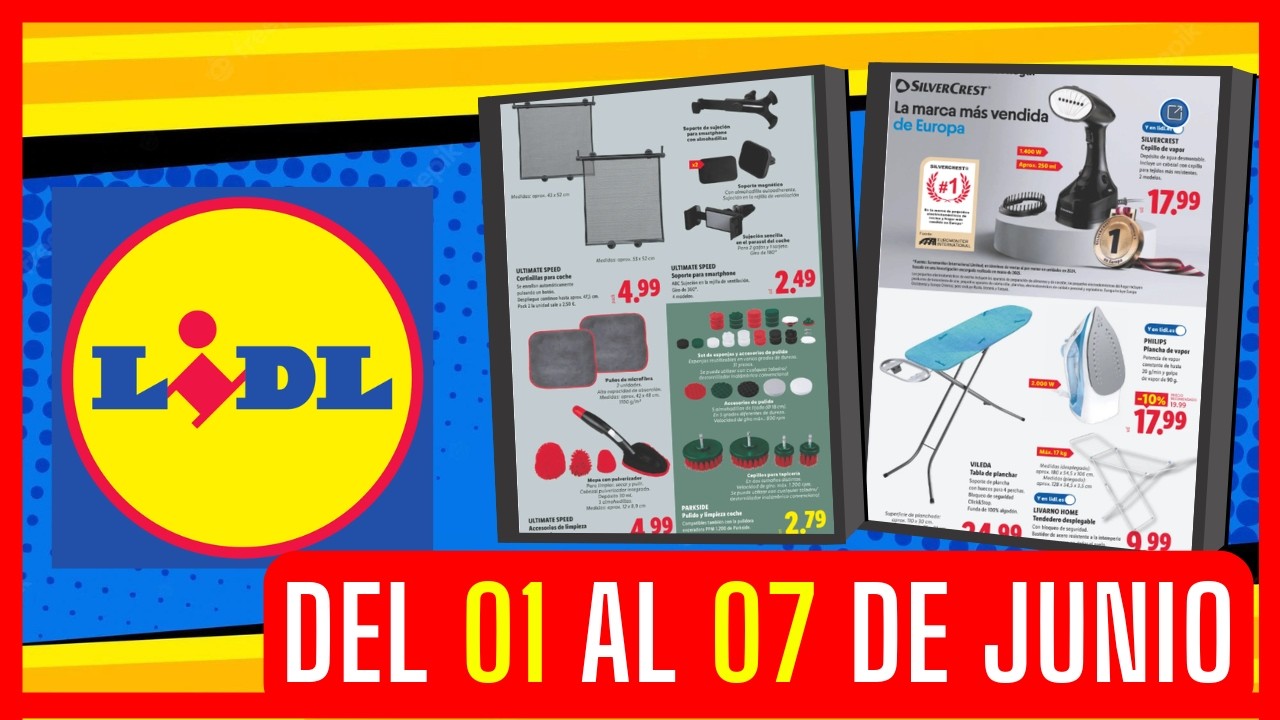 Catálogo OFERTAS esta semana LIDL 01 AL 07 DE JUNIO
