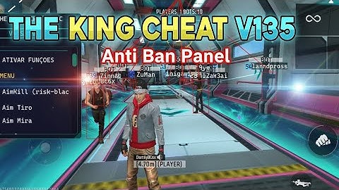 🟩 THE KING CHEATS V135 | FREE AIMKILL OB51 UPDATE NEW ✅ MOD MENU APK CS/BR RANK ✅ 100% SAFE | 2025 ✅