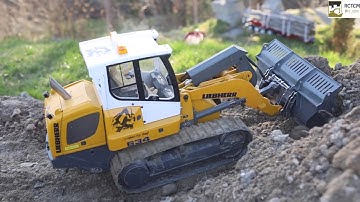 Liebherr LR634 making a new tip site