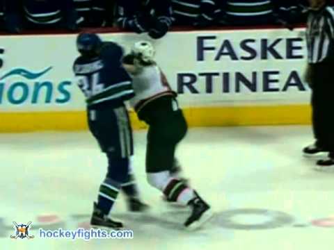 Clayton Stoner vs Guillaume Desbiens Oct 22, 2010