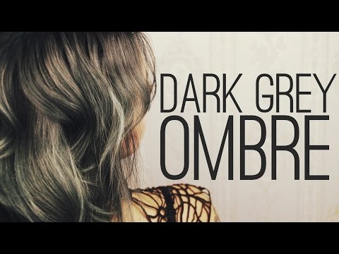 Dark Grey Ombre Hair Tutorial Youtube